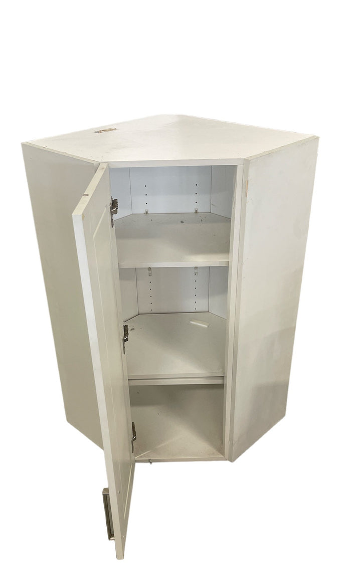 Hampton Bay Edson Upper 34" Corner Cabinet Grey