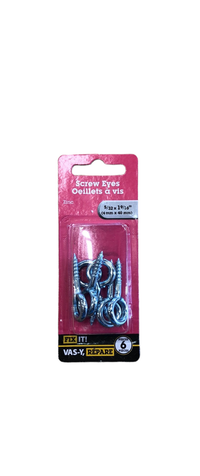 Screw Eyes 6 Pack