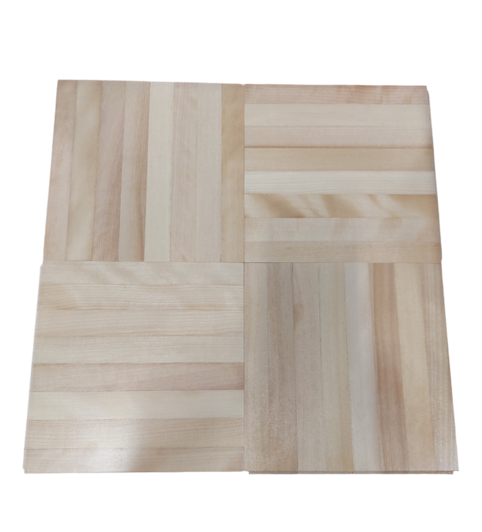 14" x 14" Maple 8-bar Parquet Flooring (17.5sq ft/box) Maple, Golden