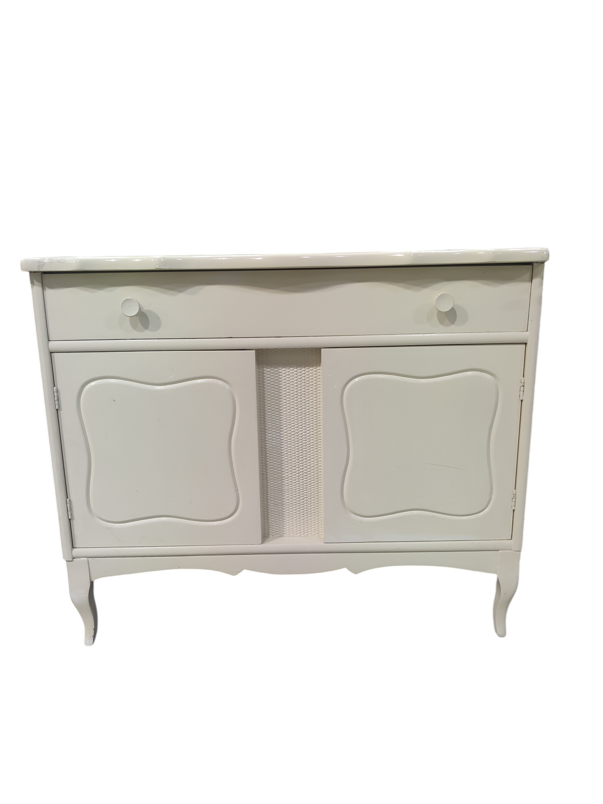 Beige Two Door Dresser