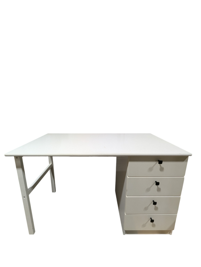 White Desk w/ Drawers