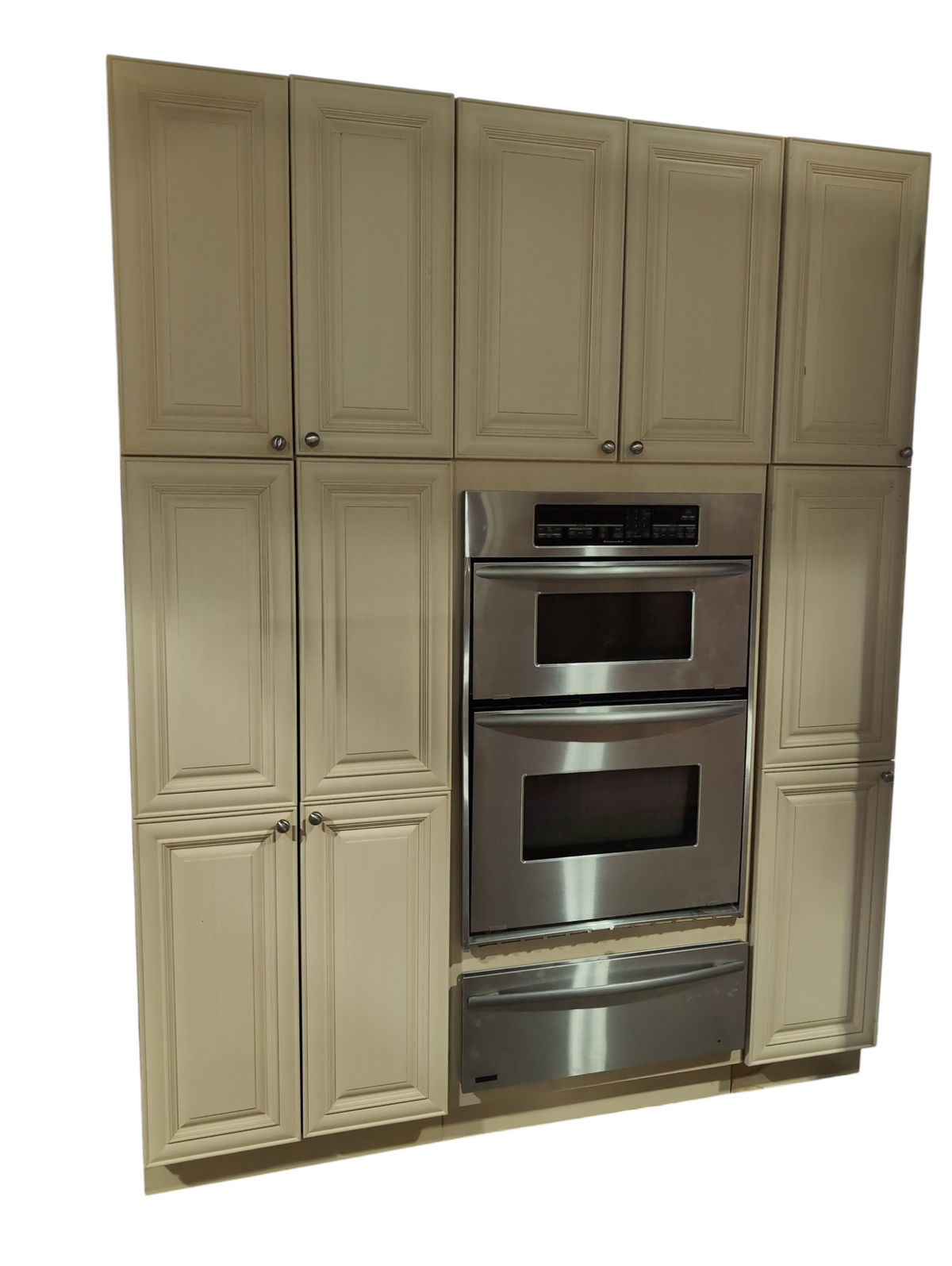 Set of Kitchen Cabinets w/ Built-in Oven, Cooktop, and Dishwasher