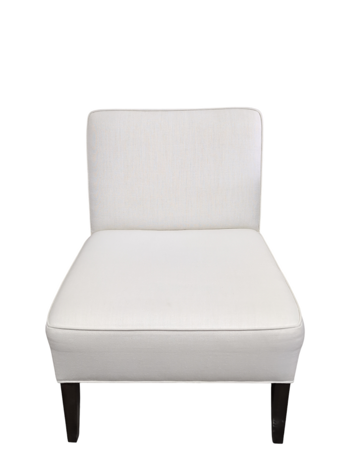 Slipper Armchair in ivory