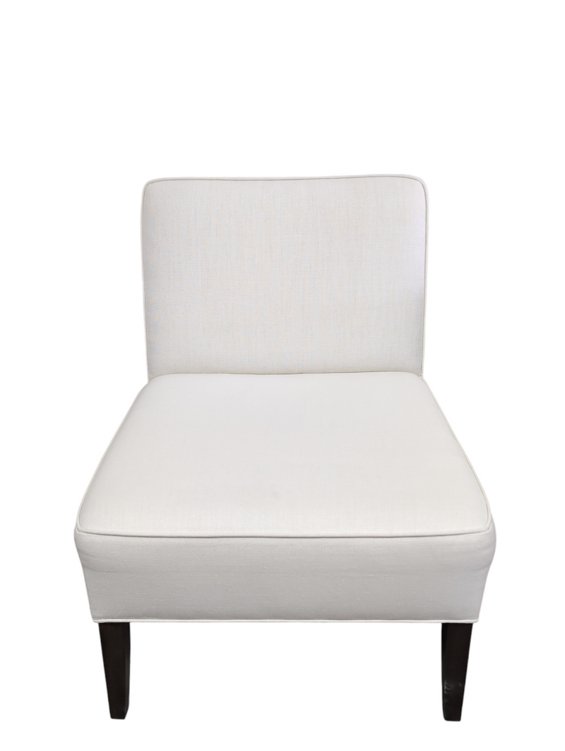 Slipper Armchair in ivory