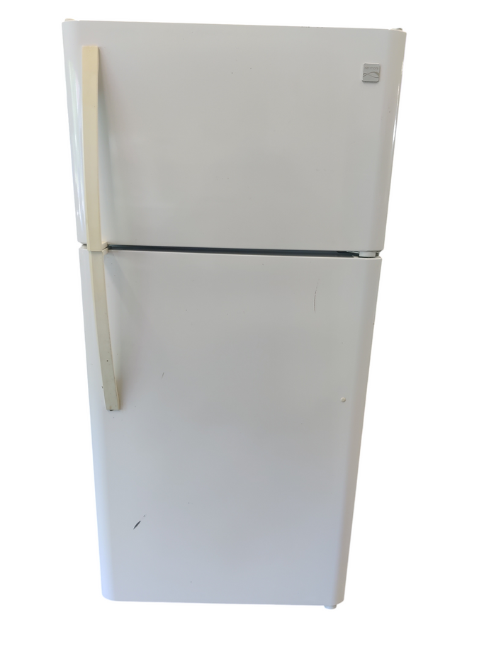 White Kenmore Refrigerator