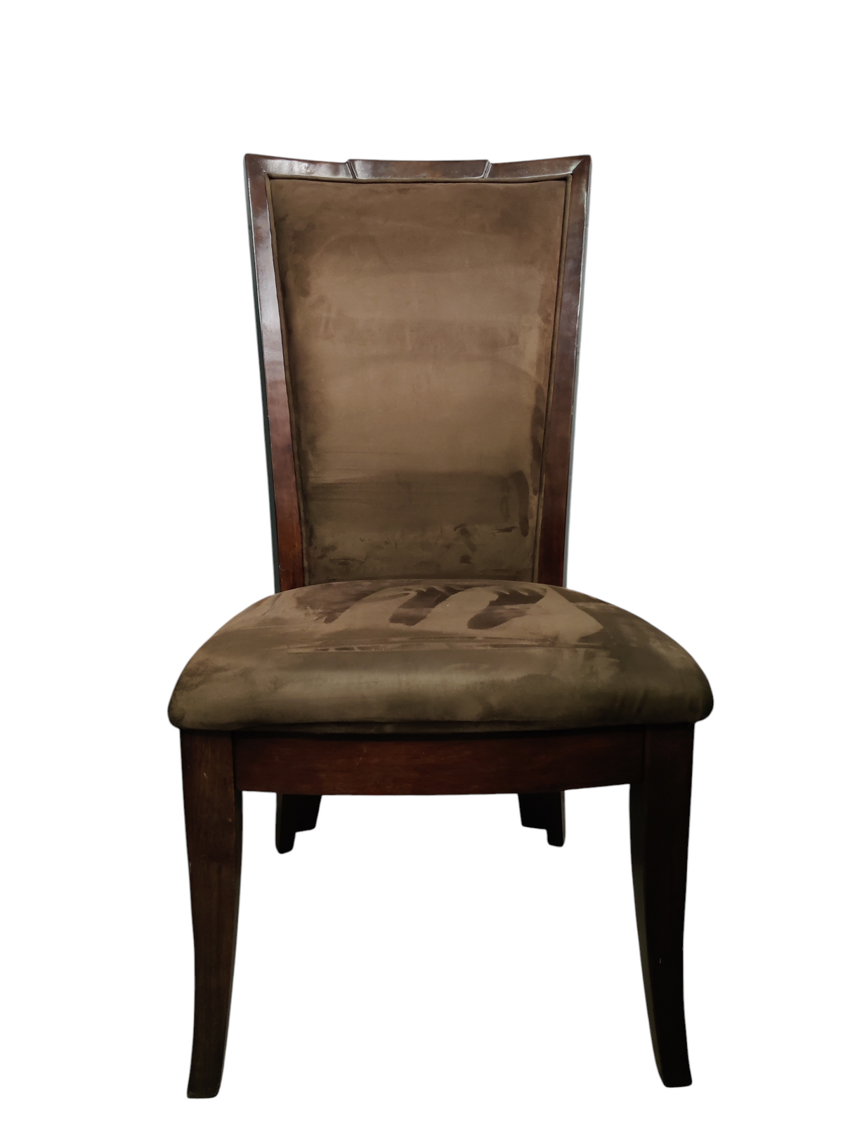 Round Stone Edge Dining Set with 6 Chairs