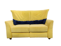 Yellow Upholstered Pull Out Sofa