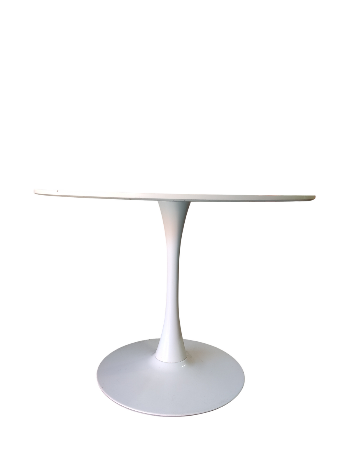 Round White Dining Table