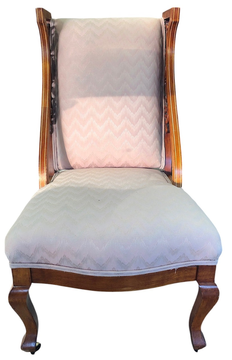 Wooden Wingback Chair