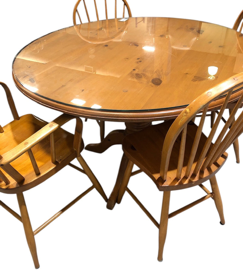 Pine Colour Dining Set