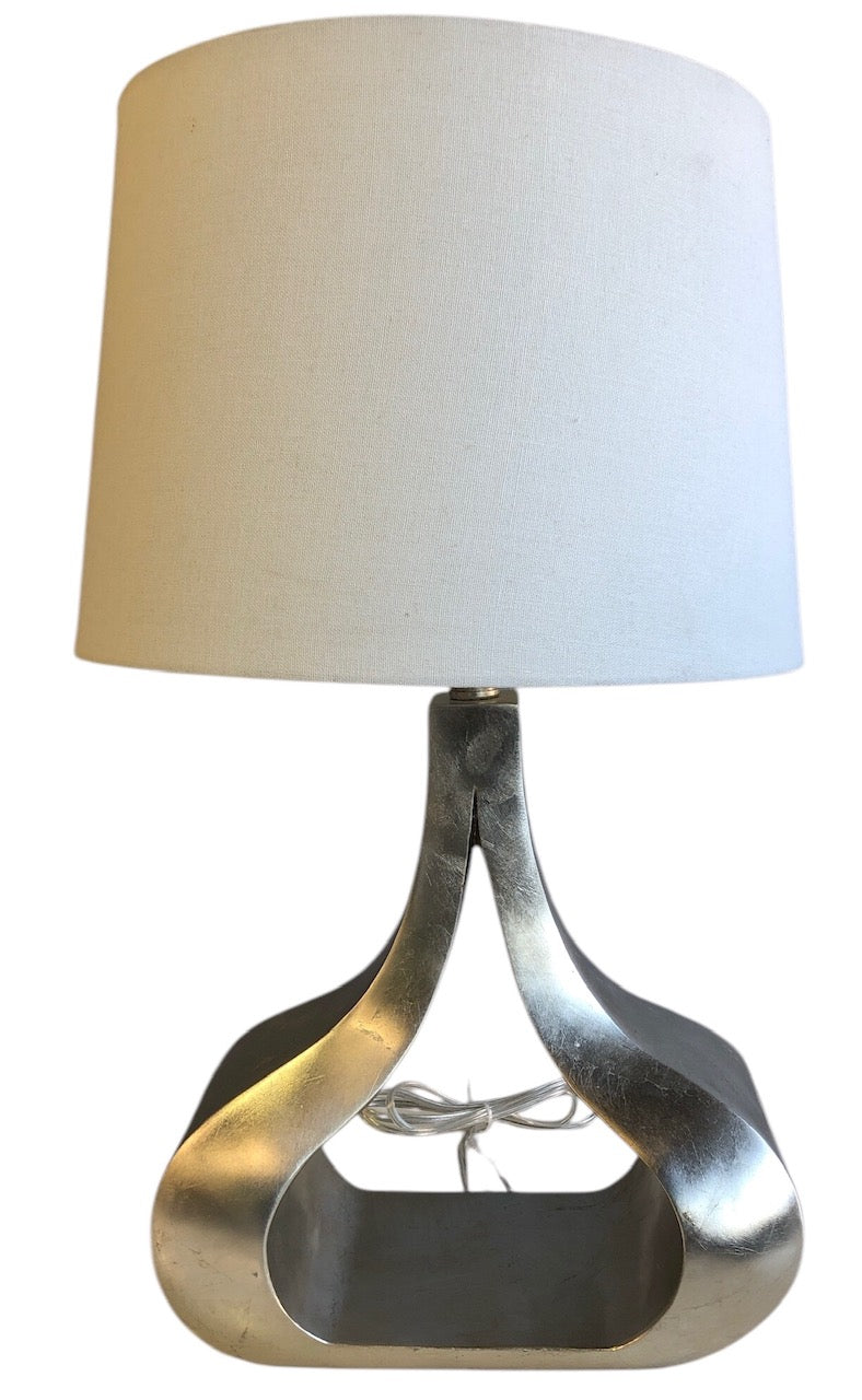 Silver Base Lamp