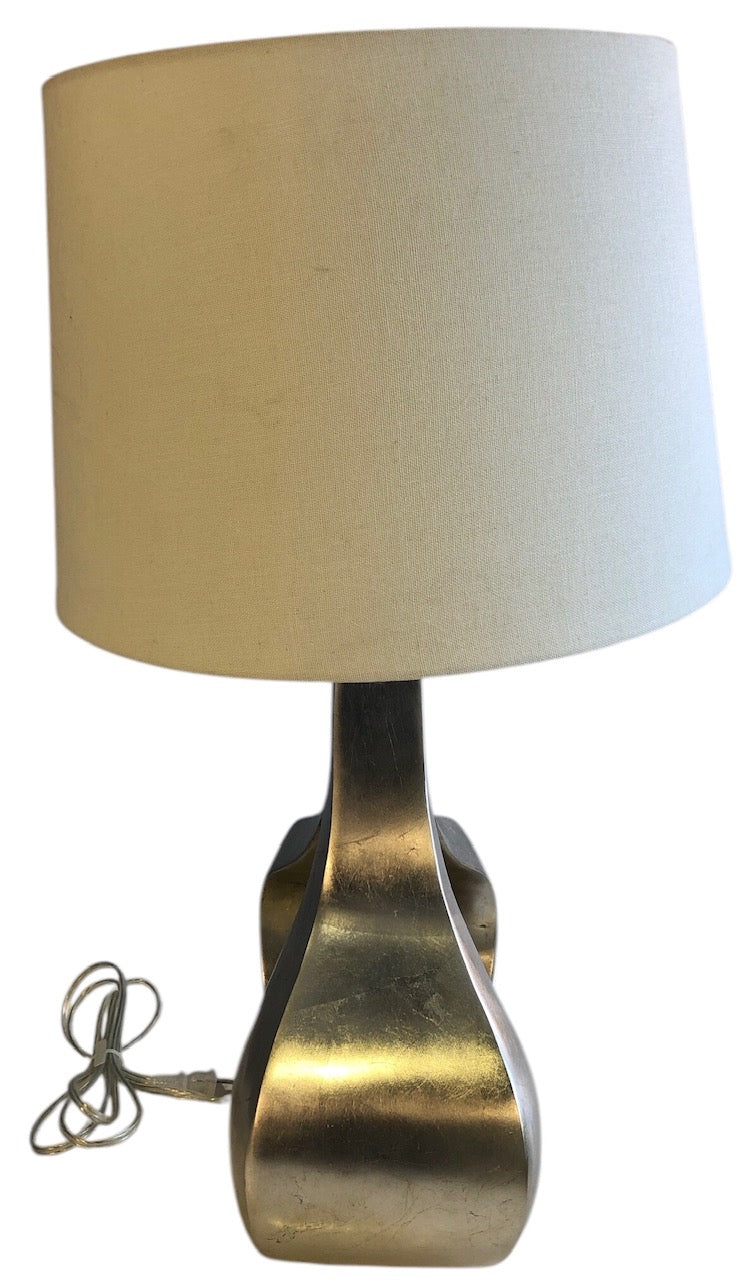 Silver Base Lamp