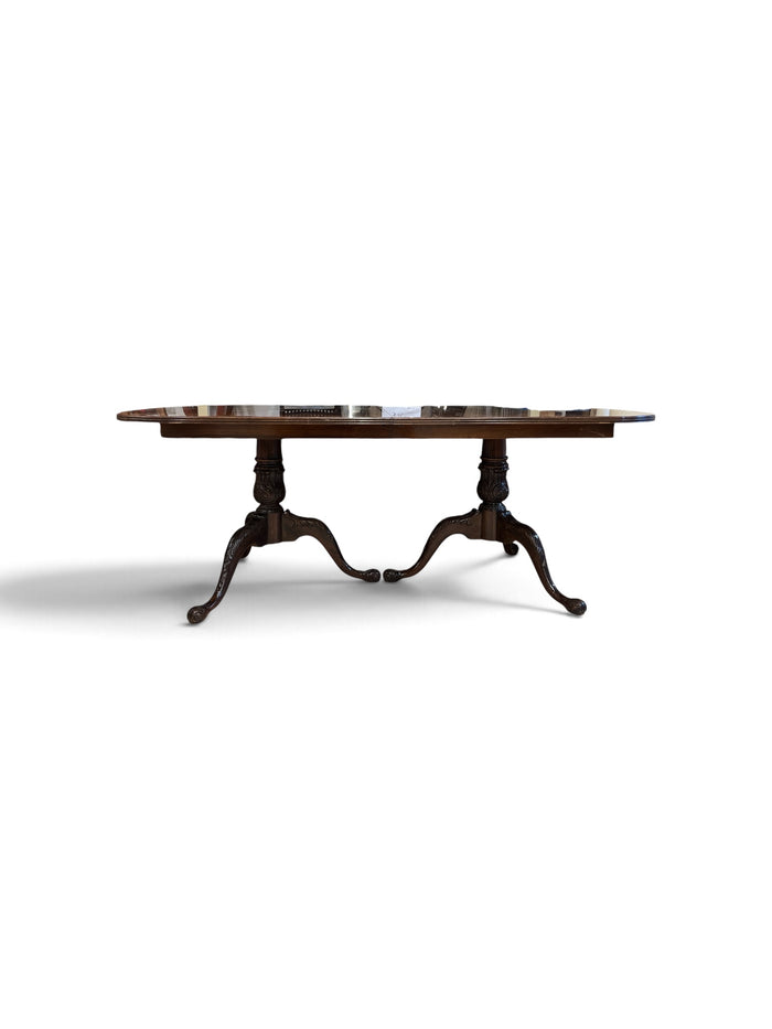 Heirloom Traditional Wooden Dining Set with 8 Chairs and 2 Extension Leafs