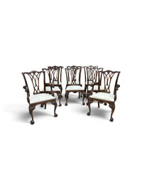 Heirloom Traditional Wooden Dining Set with 8 Chairs and 2 Extension Leafs