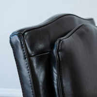 Pillow Back Accent Chair in Black