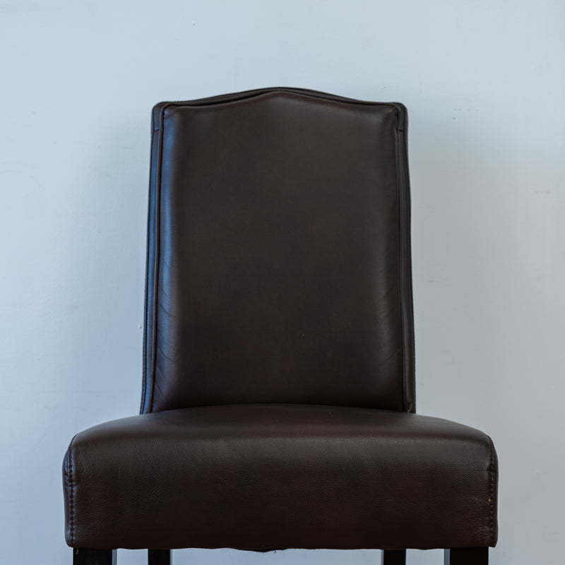 Pillow Back Accent Chair in Brown