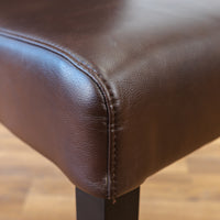 Pillow Back Accent Chair in Brown