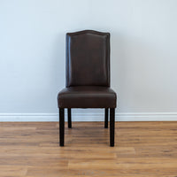 Pillow Back Accent Chair in Brown