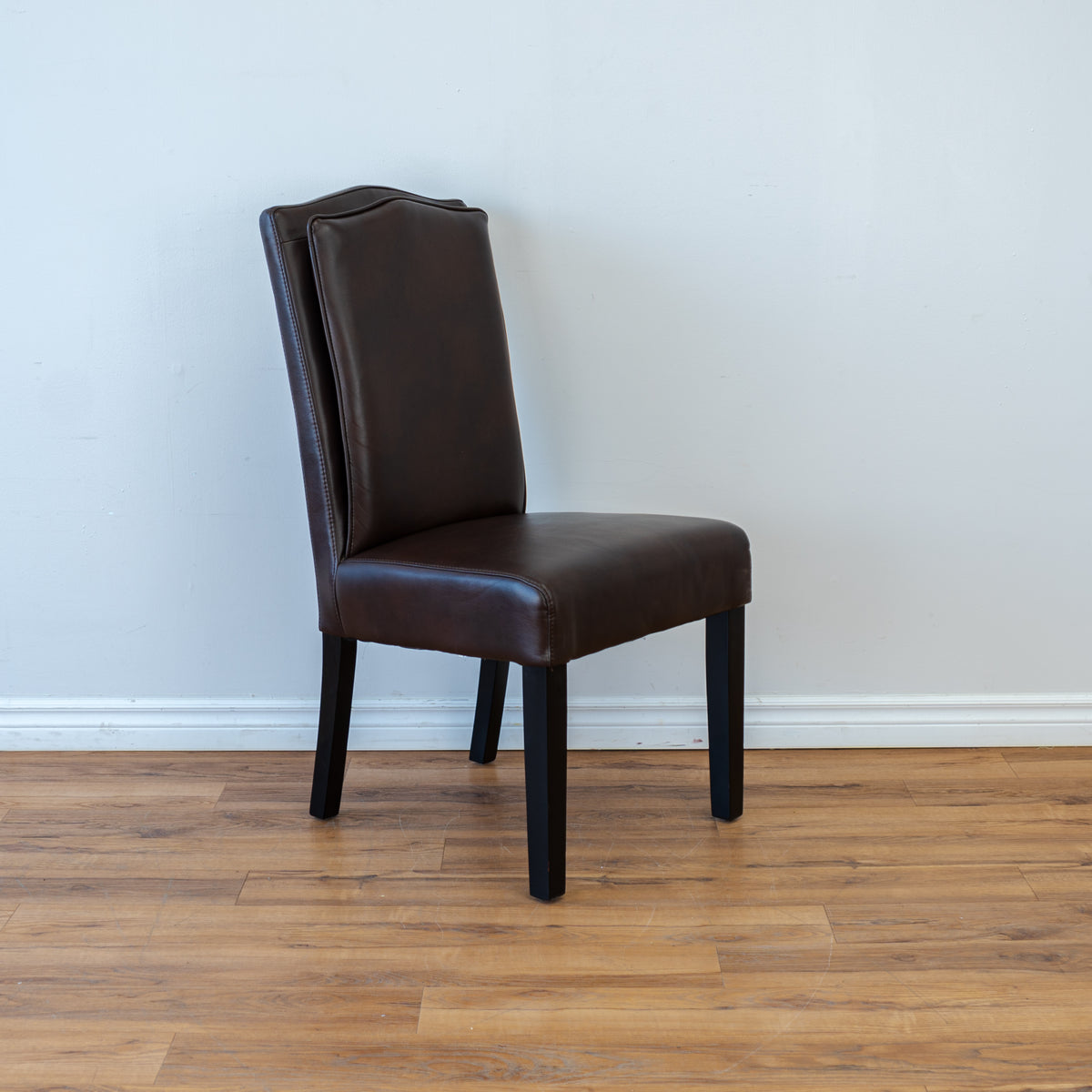 Pillow Back Accent Chair in Brown