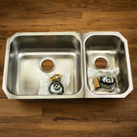 Undermount Sink - One and a Half Stainless Steel Bowl -  29.125”W