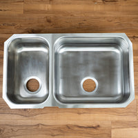 Undermount Sink - One and a Half Stainless Steel Bowl -  29.125”W