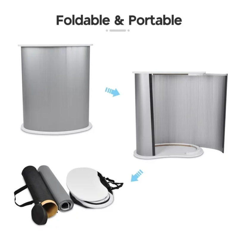 Portable Podium Graphic Wrap with Stand