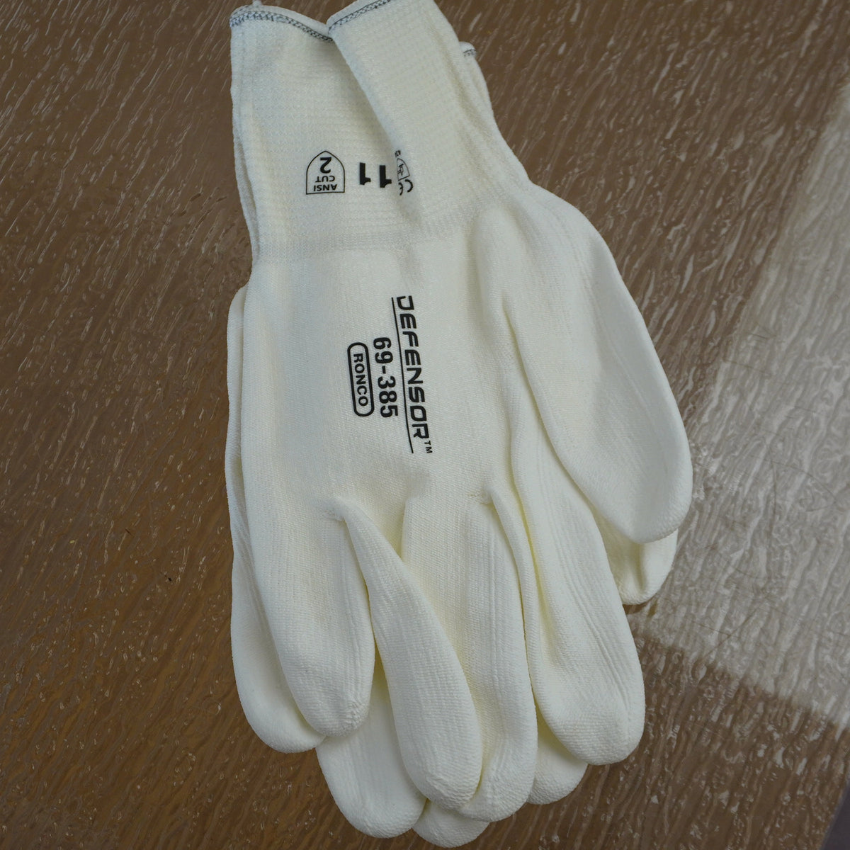PrimaCut White PU Coated Cut Resistant 3 Large 69-385-09 (6-Pack)