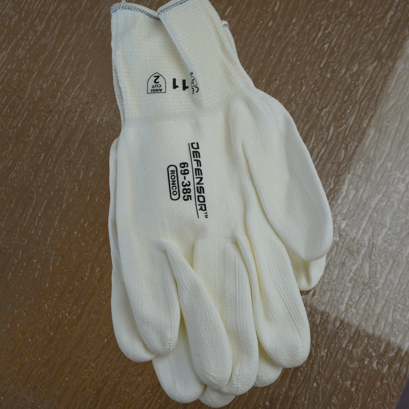 PrimaCut White PU Coated Cut Resistant 3 Large 69-385-09 (6-Pack)