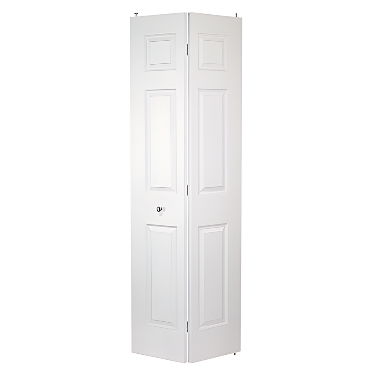 Metrie 28-in x 80-in x 1 3/8-in White Primed 6-Panel Bifold Door