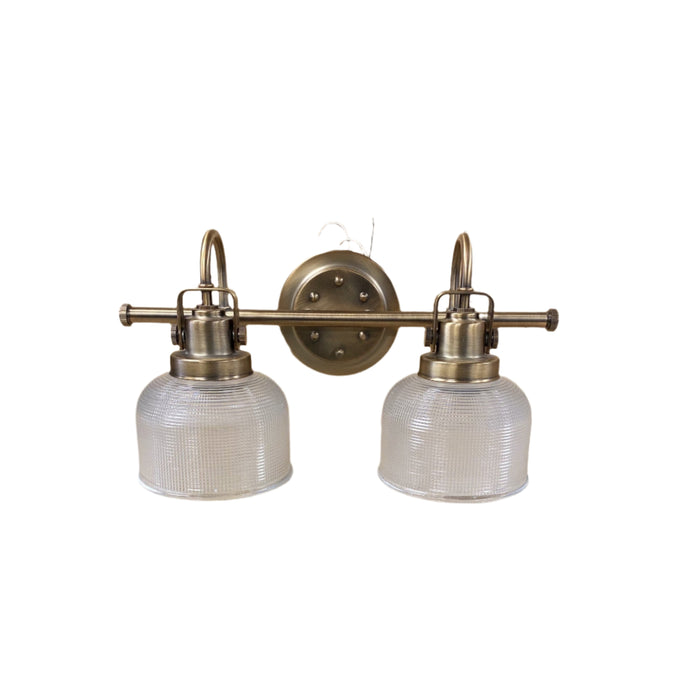 Progress Lighting P2991-163 2-100W MED Bath Bracket, 8-3/4" x 17", Vintage Brass