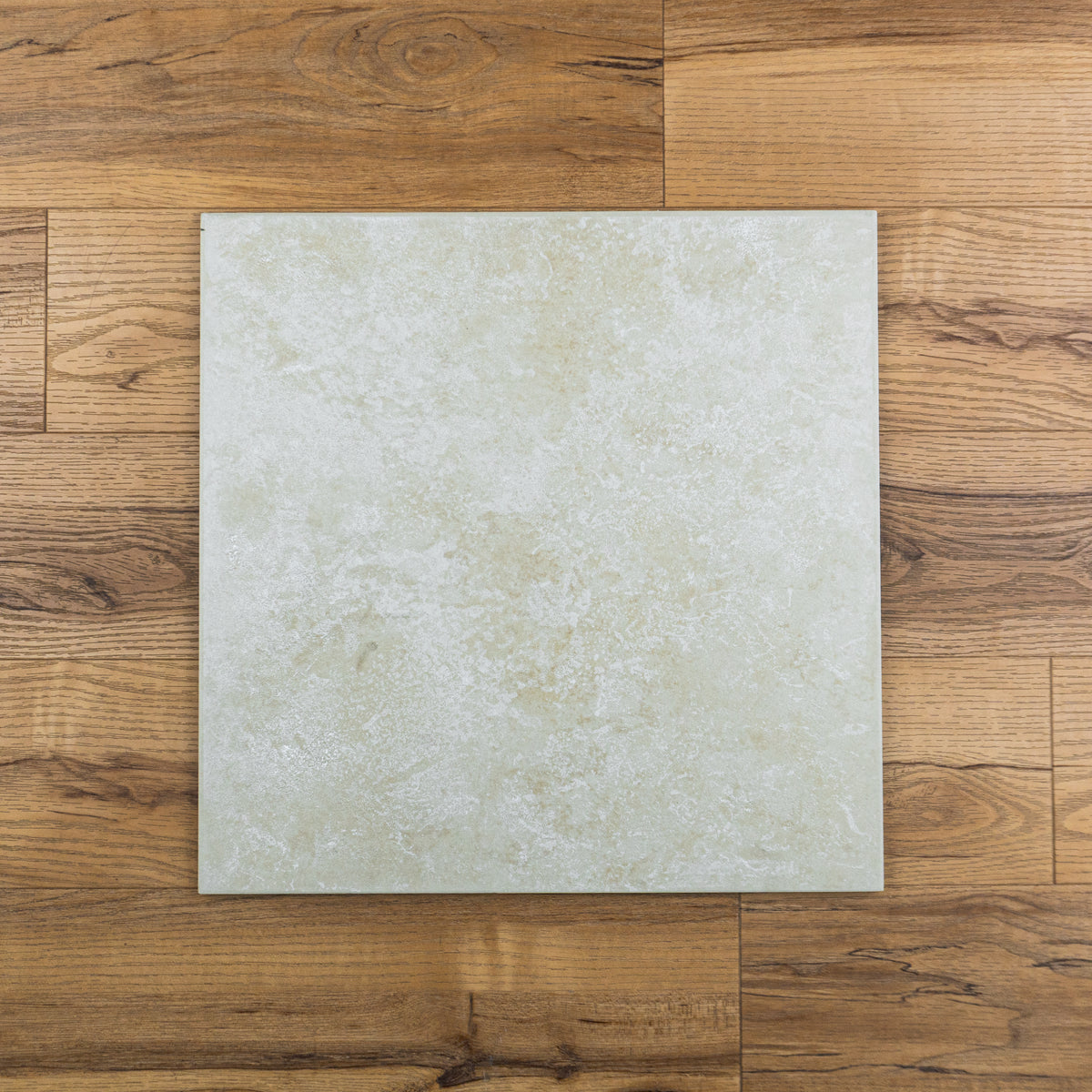 17.3" x 17.3" Porcelain Tiles in Marbled Beige - 7 pcs  (10.08 sq ft/box)