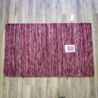 3×5-ft Impression Wine – Flatwoven Wool Rug, 347