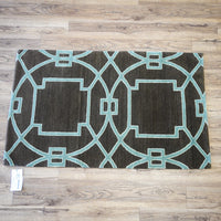 3×5-ft Cloister Applewood – Hand-Knotted Wool Rug with Silk Accents, 348, 20092676