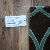 3×5-ft Cloister Applewood – Hand-Knotted Wool Rug with Silk Accents, 348, 20092676