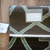 3×5-ft Cloister Applewood – Hand-Knotted Wool Rug with Silk Accents, 348, 20092676