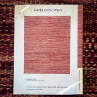 3×5-ft Impression Wine – Flatwoven Wool Rug, 347