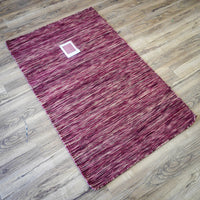 3×5-ft Impression Wine – Flatwoven Wool Rug, 347