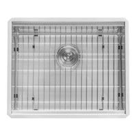 21"W Stainless Steel Sink with Colander
