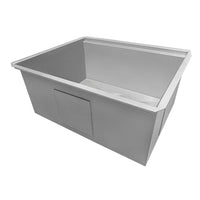 21"W Stainless Steel Sink with Colander