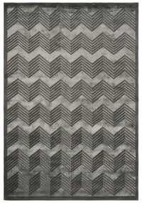 6 x 9 ft- Ralph Lauren Monroe Chevron Wool / Viscose Rug- RLR6725C-6