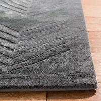 6 x 9 ft- Ralph Lauren Monroe Chevron Wool / Viscose Rug- RLR6725C-6
