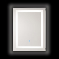 Portofino 24x32 Hardwired LED Illuminated Backlit Mirror for Bathroom