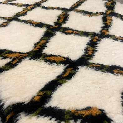 2x3-ft Wool - Jokati Rippled Trellis