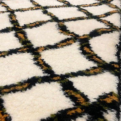 2x3-ft Wool - Jokati Rippled Trellis