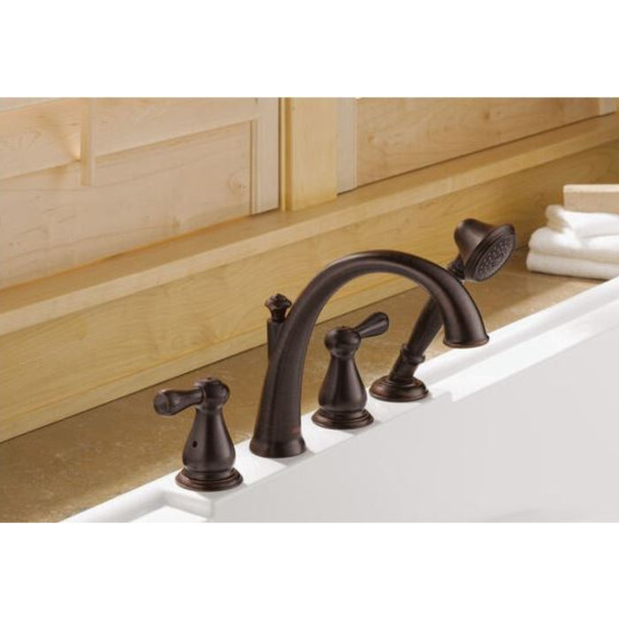 Leland Roman Tub Trim w/Hand Shower - Bronze