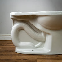 Round Bowl Toilet in Crane White, 4.8-6LPF, 15-Inch Height