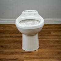 Round Bowl Toilet in Crane White, 4.8-6LPF, 15-Inch Height