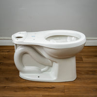 Round Bowl Toilet in Crane White, 4.8-6LPF, 15-Inch Height