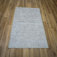 3' x 5' Stone Grey Flatwoven Rug