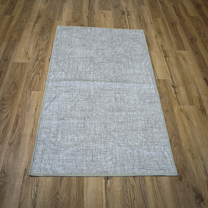 3' x 5' Stone Grey Flatwoven Rug